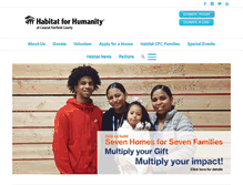 Tablet Screenshot of habitatcfc.org